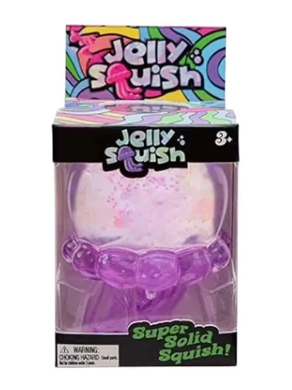 NeeDoh Purple Jelly Squish Toy New Schylling